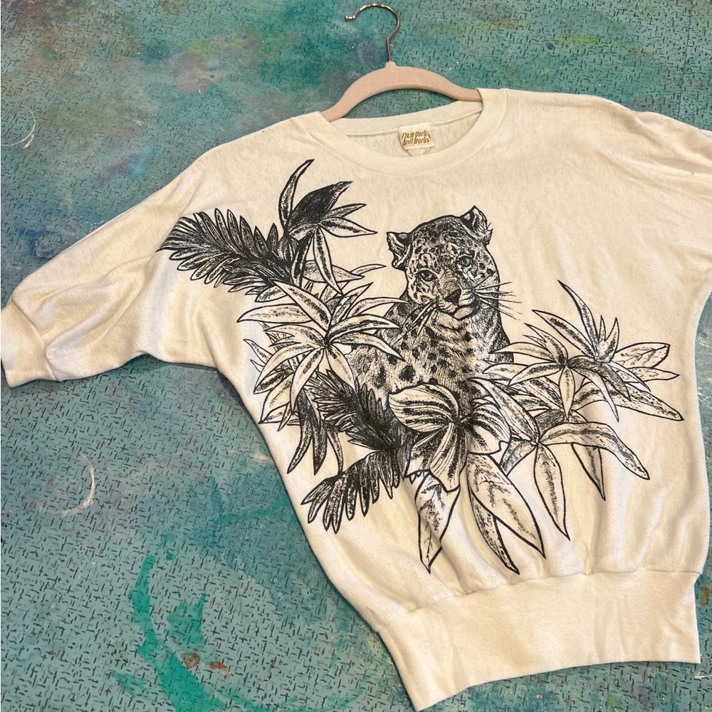 Vintage Sparkle Leopard Shirt